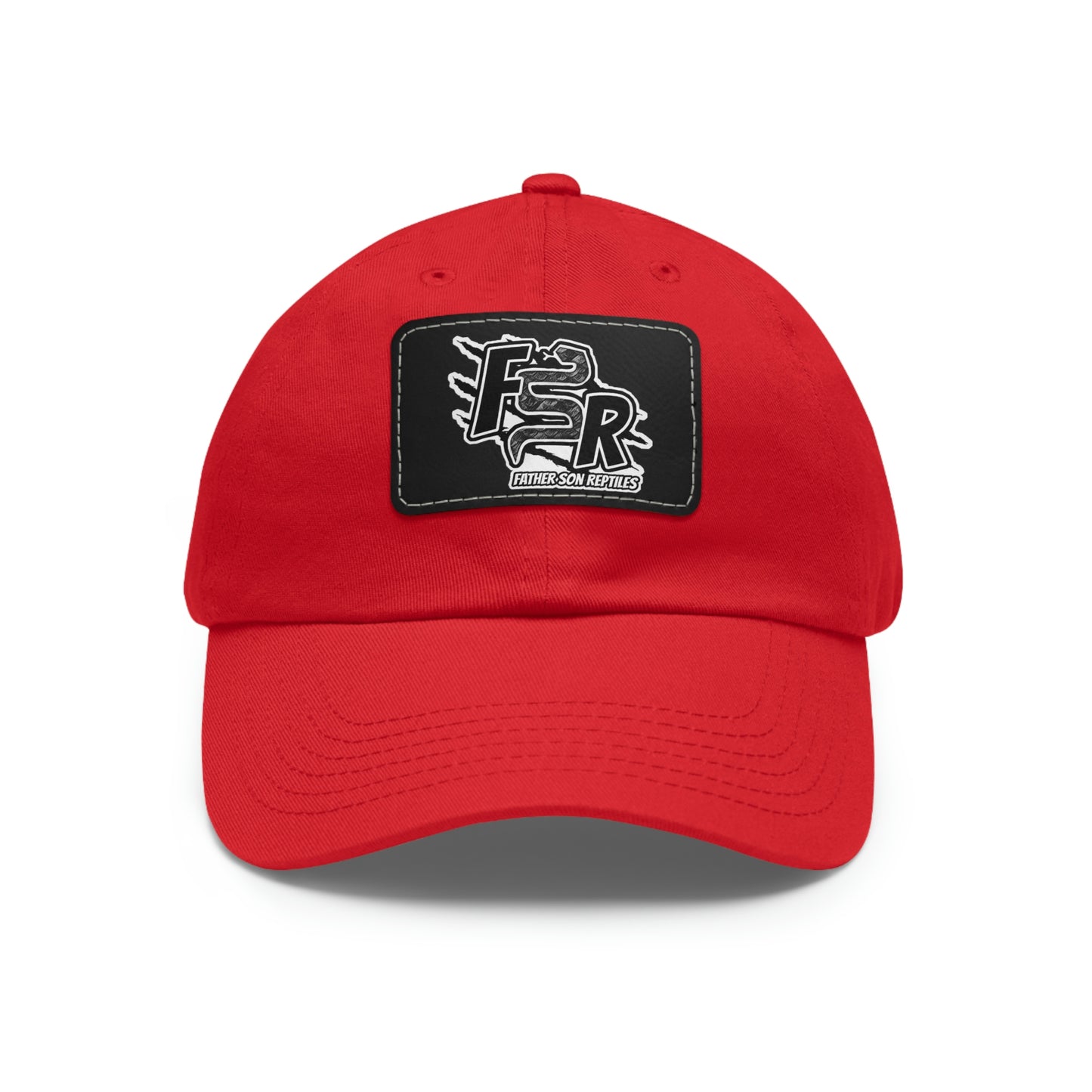 Dad Hat with Leather Patch