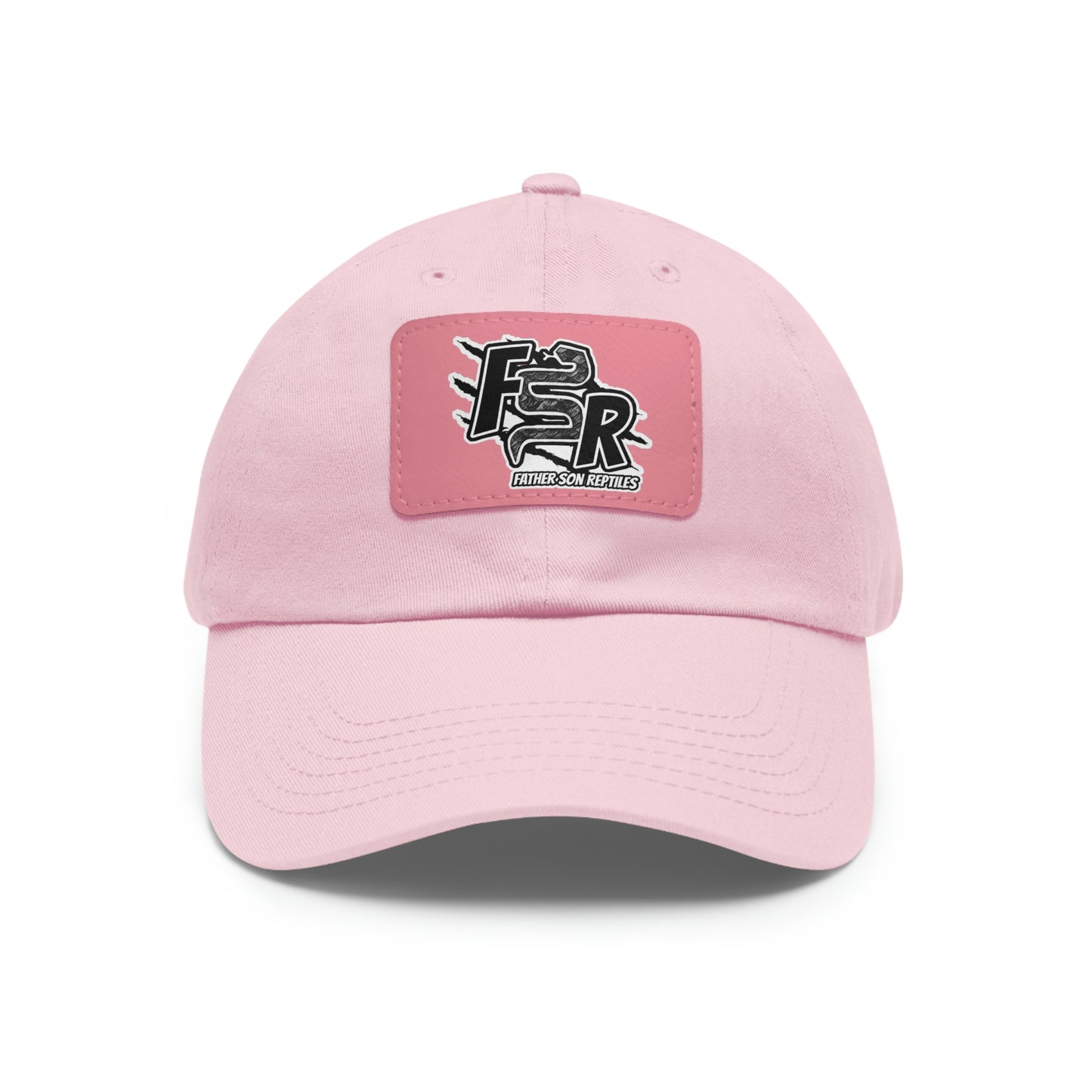 Dad Hat with Leather Patch