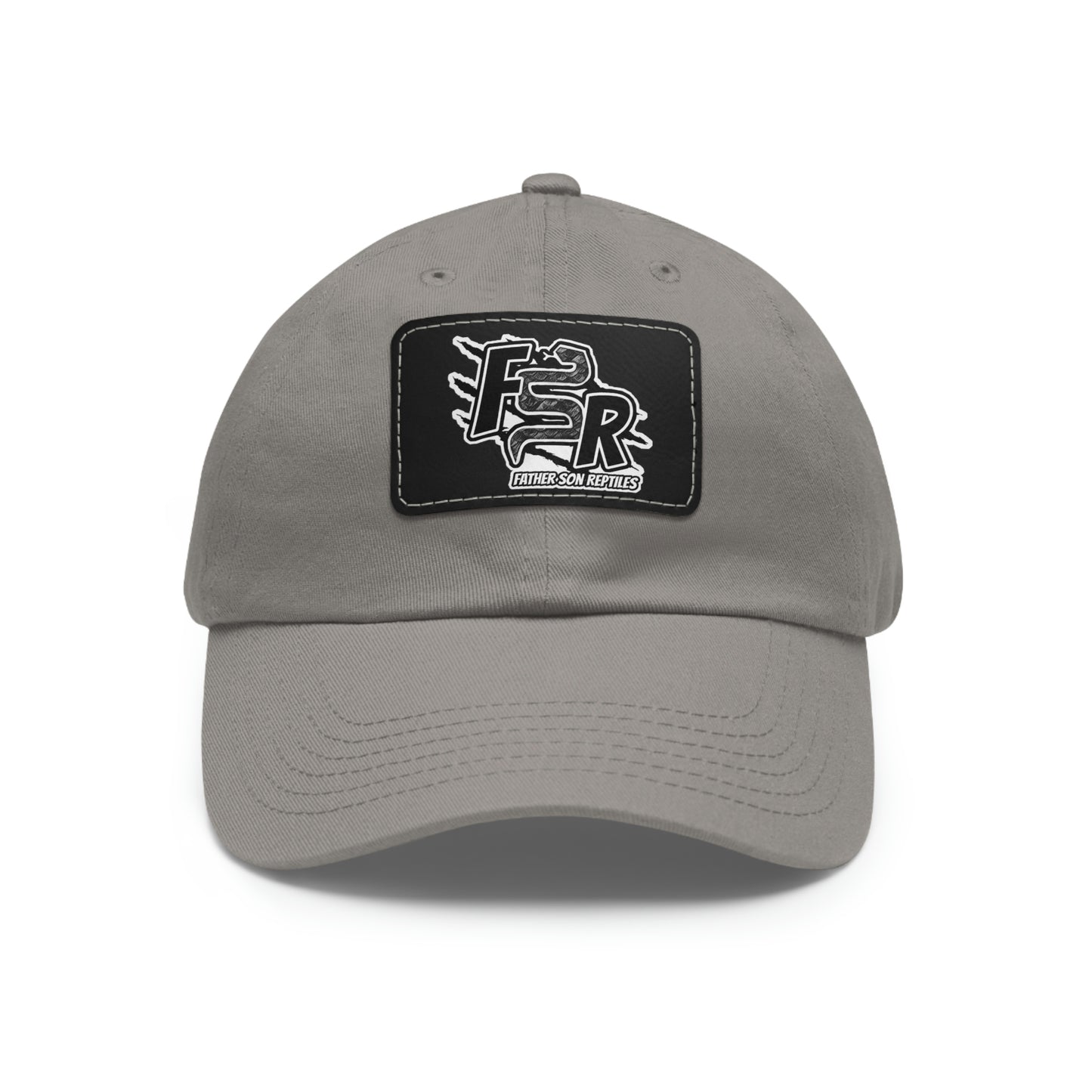 Dad Hat with Leather Patch