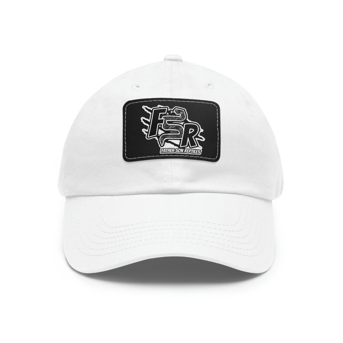 Dad Hat with Leather Patch