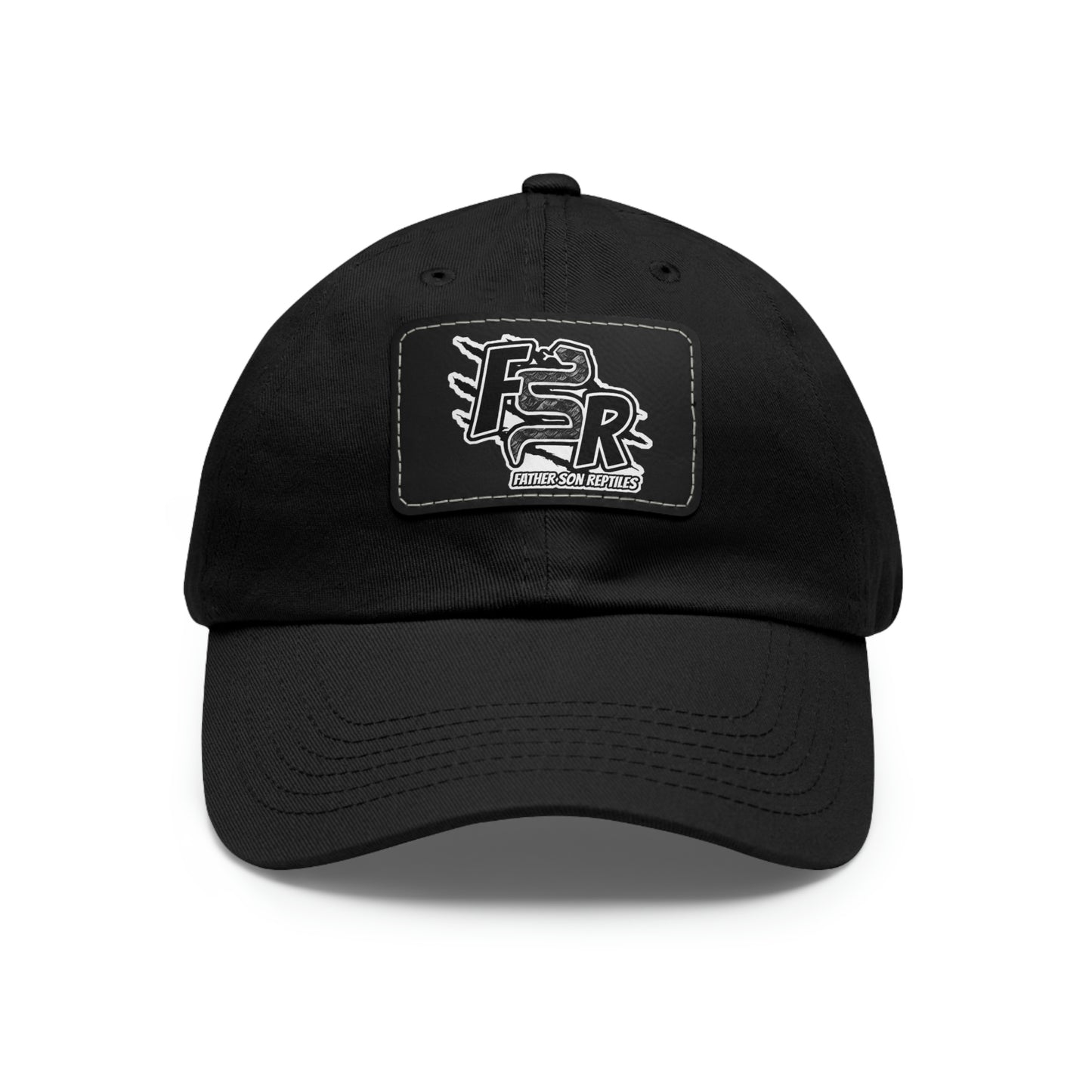 Dad Hat with Leather Patch