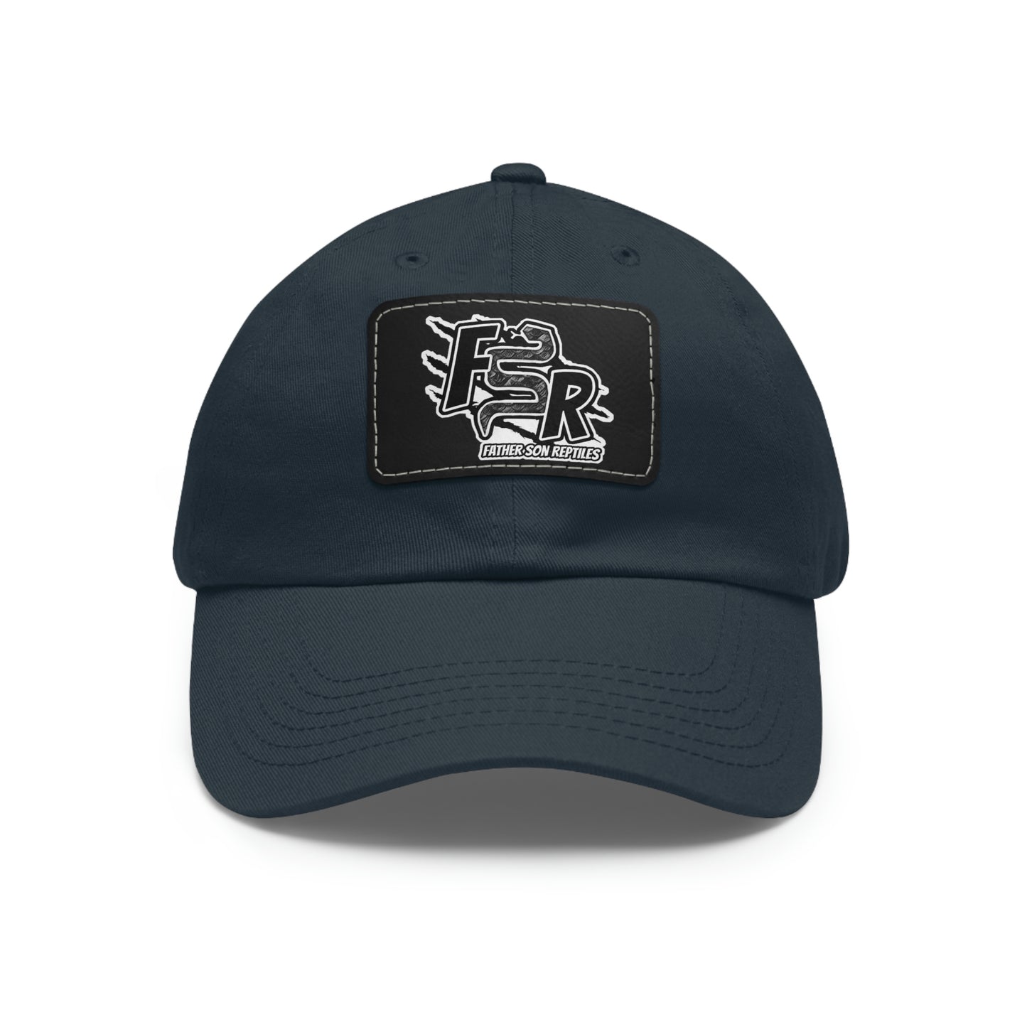 Dad Hat with Leather Patch