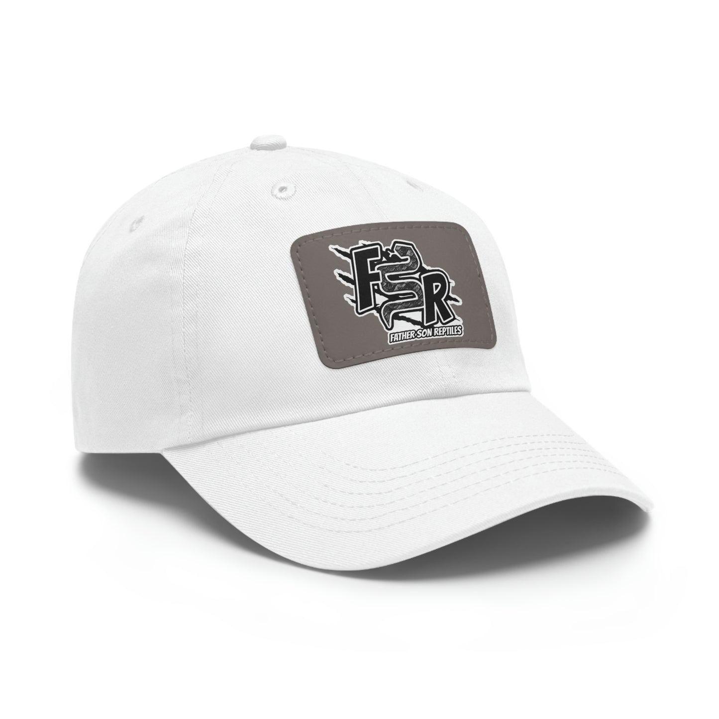 Dad Hat with Leather Patch